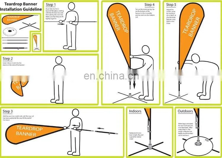 Kintted Custom Printing Flag and Banner / Feather Beach Flag