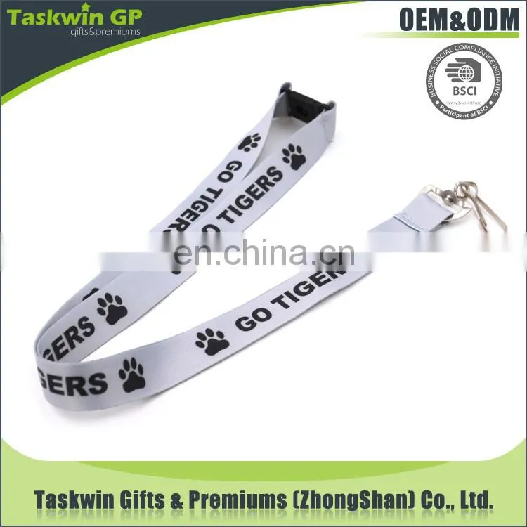 Custom polyester lanyards sublimation lanyard with no minimum order