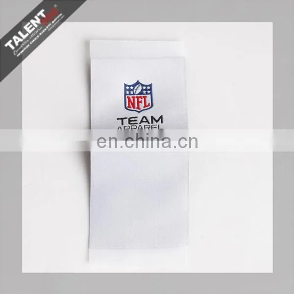 custom high quality loop folded woven private label for clothing