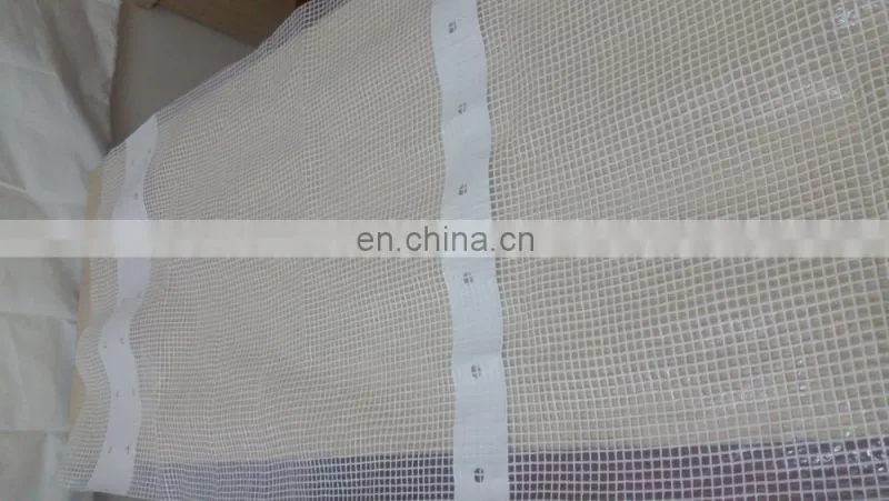 Leno Transparent Tarpaulin 150GSM with Logo Printing