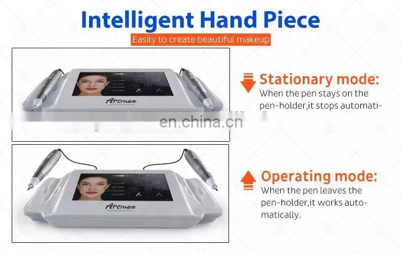 Permanent Eyebrows Make Up Tattoo Machine MTS Tattoo Gun Artmex V8