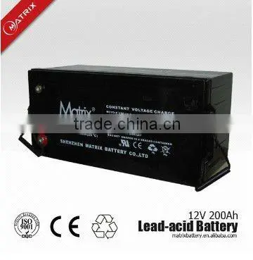 200ah Maintenance Free Battery for power generation plants and substations