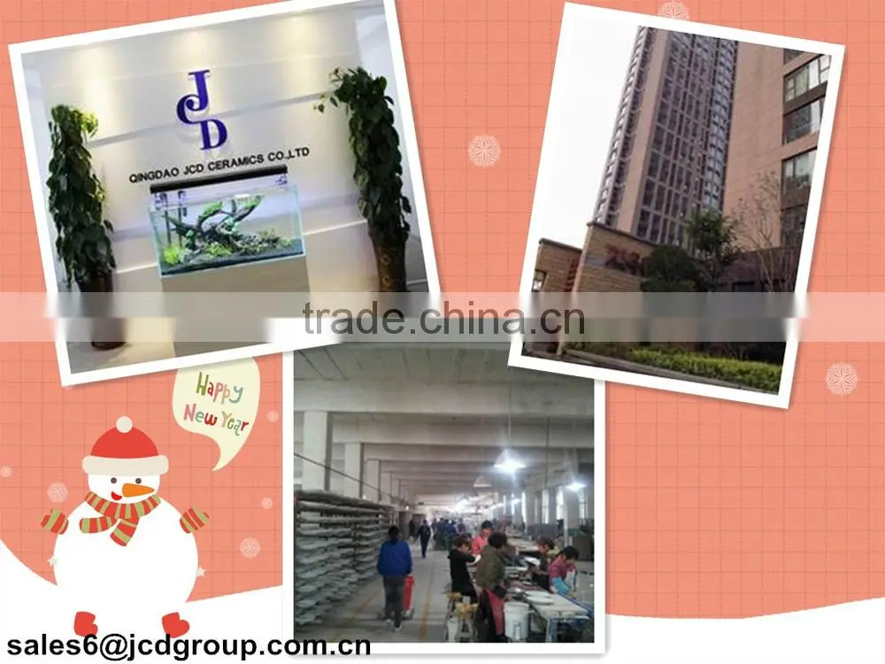 High quality Decal Glass Plate for Christmas