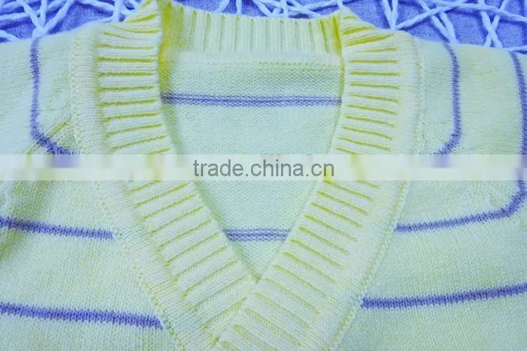 eco-friendly cotton thin knitted pattern new born baby kids knitwear for spring