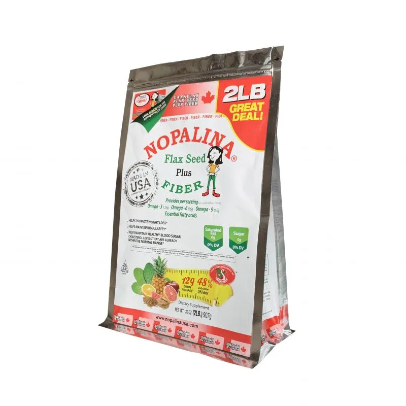 Gravure Printing Food Grade Mylar Aluminum Foil Pouch/Chia Seeds Zipper Packaging Bag/Stand Up Foil Bag with Window