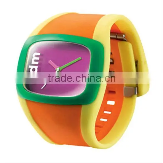 2013 Fashion silicone jelly watch candy odm watch
