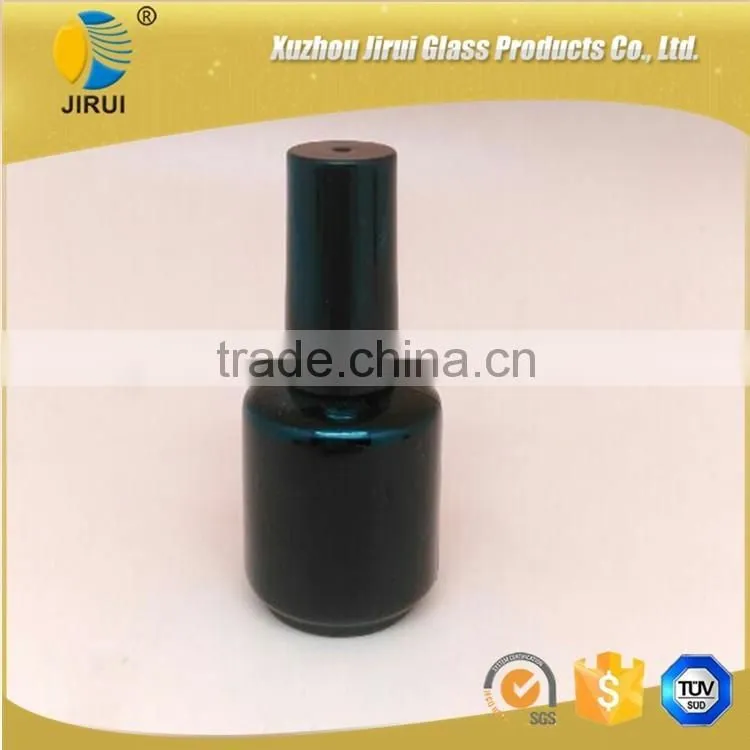 20ml Round Black Nail Polish Glass Bottle