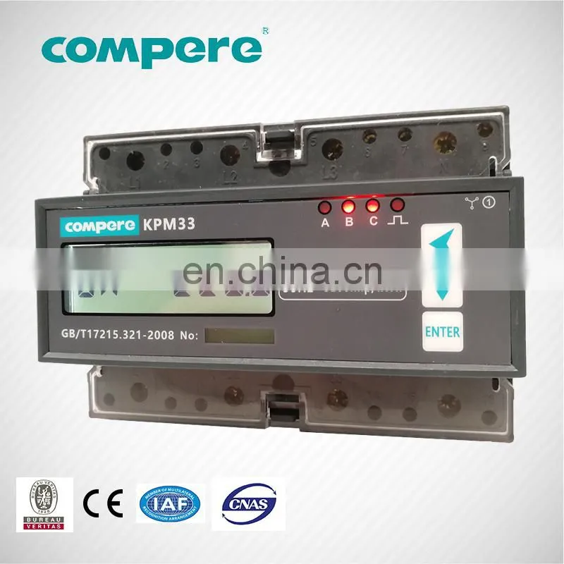Wholesale power meter modbus tcp three phase rs485 port multifunction meter KPM10 electric meter price