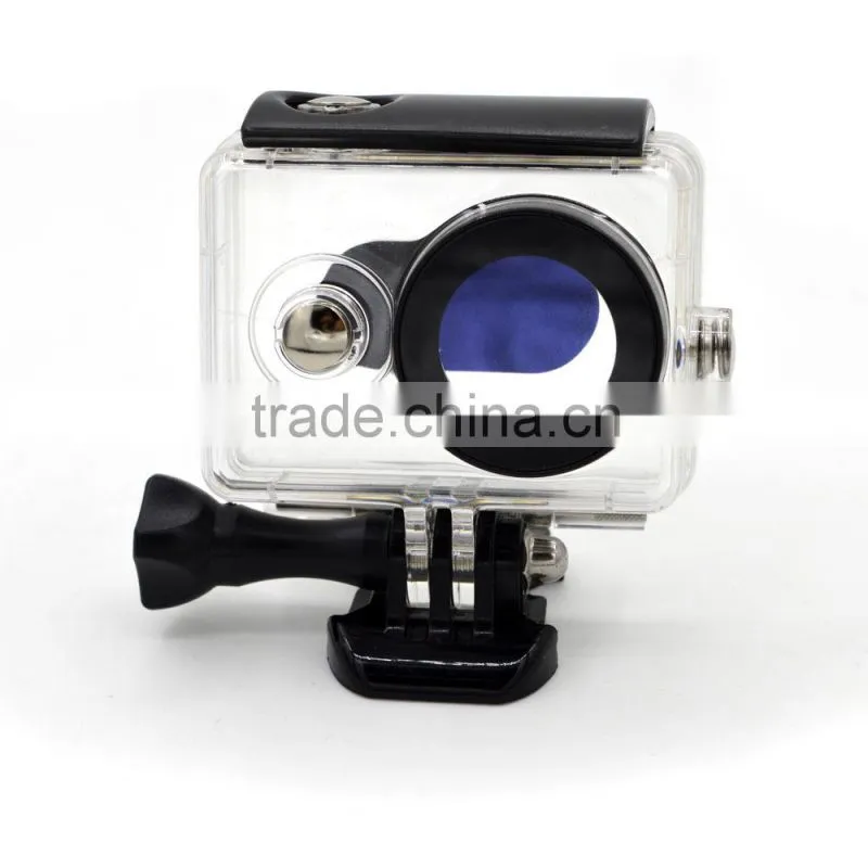 Perfect 60 Meters Deep Waterproof Case for Xiaomi Yi Camera with Full Buttons For Easy Operation On Xiaomi Yi Action Cameras