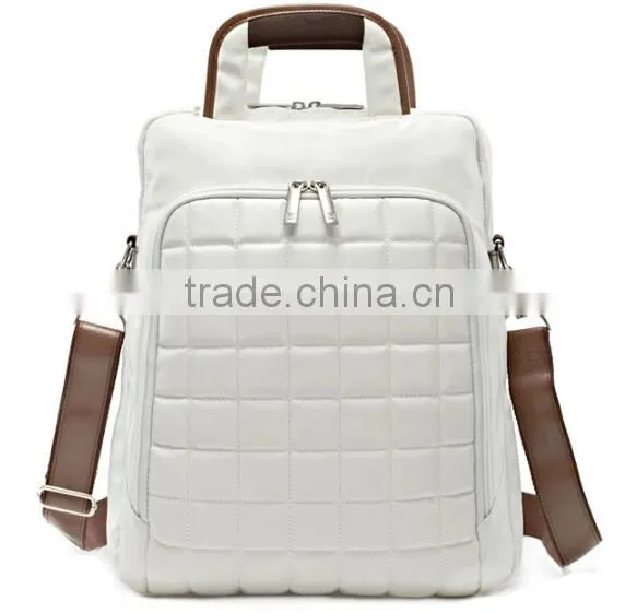 quilt PU computer tote bags for ladies