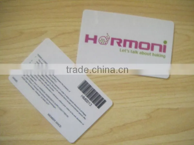 Serial Number Printed Smart Barcode Card