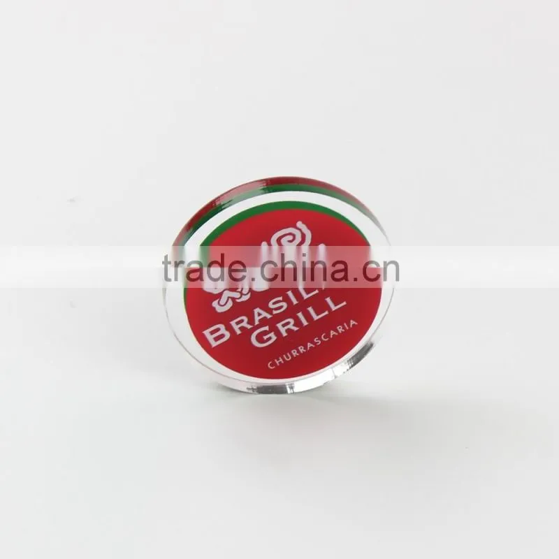 Customize Acrylic Logo Block Rounded Sign Plexiglass Block