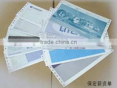 Secrecy envelope printing