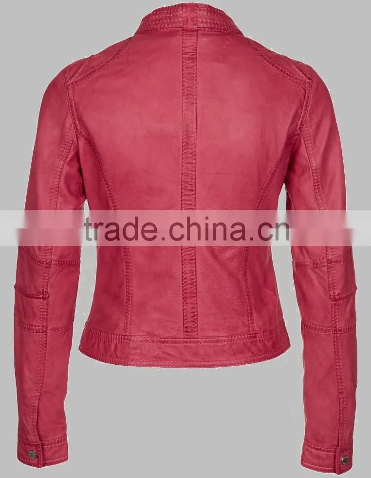 genuine leather jacket women