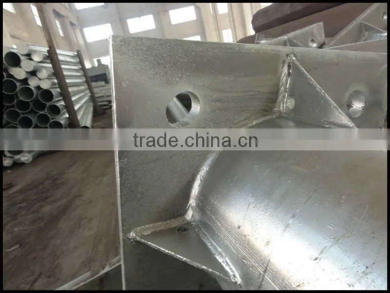 Galvanization steel terminal block lighting pole