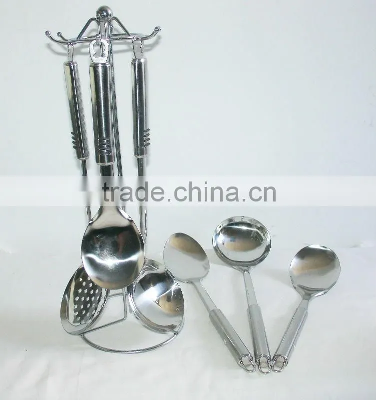 Kitchen utensils servicing tools stainless steel dinnerware set