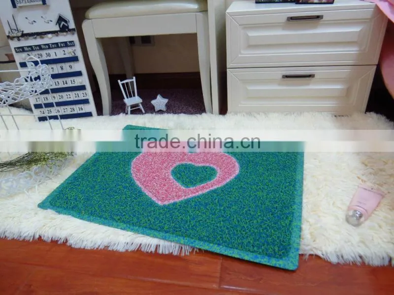 Colorful Anti-slip Foam Backing High Quality Pvc Coil Mat