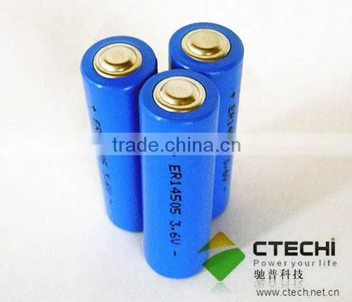 ER14505 Size AA batteries 3.6v lithium battery aa er14505