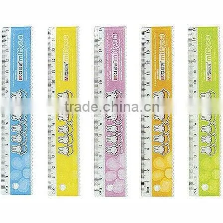 2012 hot new simple round corner straight acrylic ruler