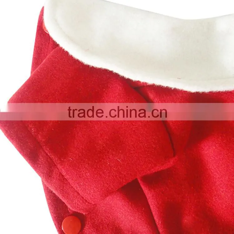 Wholesale Baby Collar Style Spring Autumn Winter Dog Lovers Red Dress