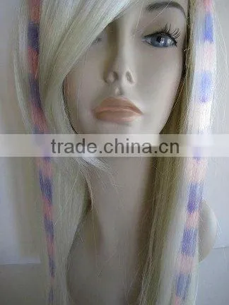 Popular Clip In Feather Hair Extension 100% Remy Hair