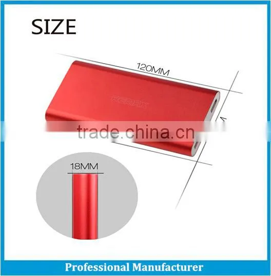 Shenzhen Factory Wholesale 10000mAh Mobile Power Bank /CE/FCC/Rohs