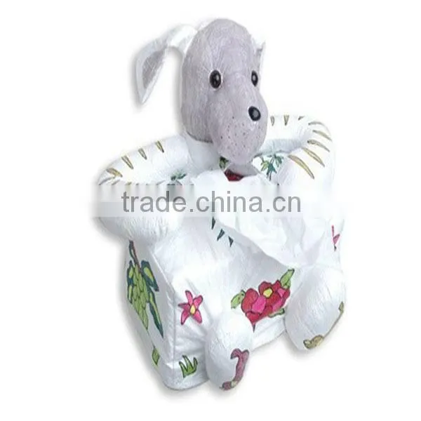 Plush Animal Tissue Box / Plush Tissue Box Cover/ Tissue box