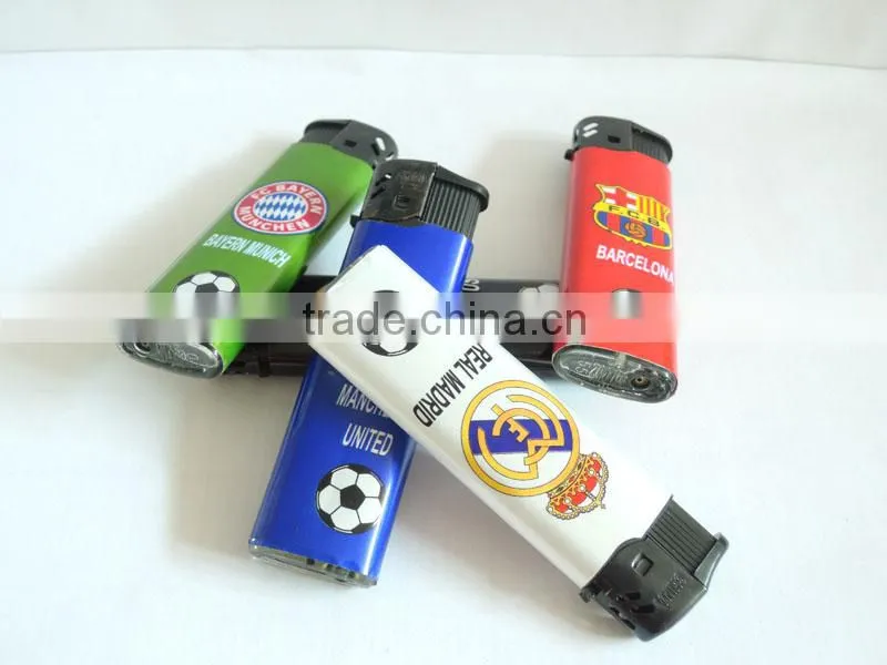 cheap wholesale custom made plastic refillable electronic flame cigarette lighter