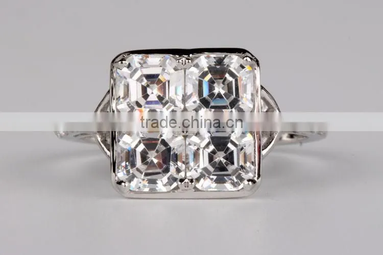 2015 Best Selling Jewelry In Dubai Silver Ring Big Stone