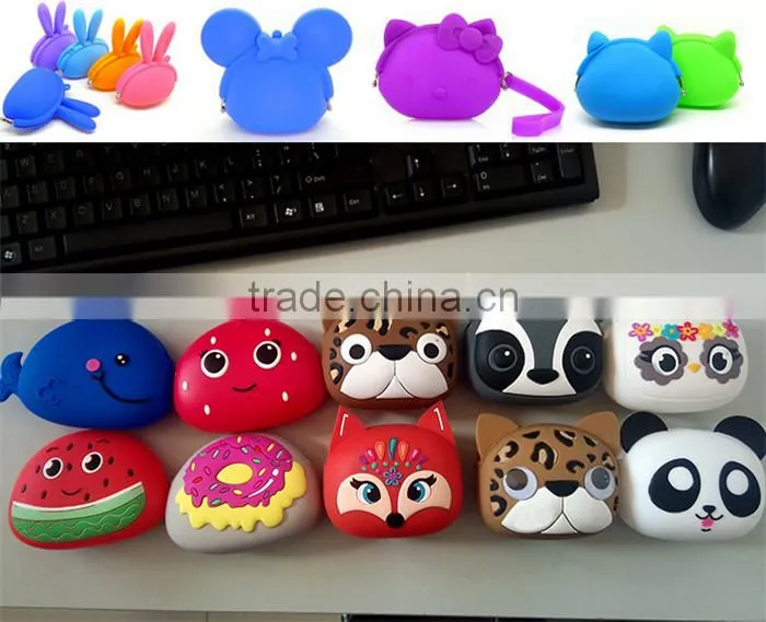 hot selling silicone rubber change purse silicone purse