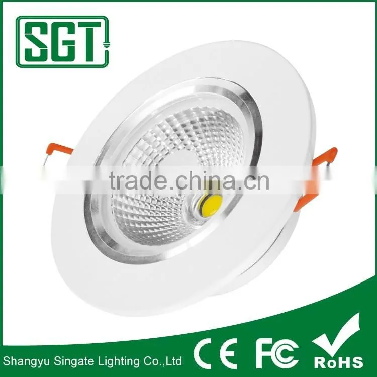 Round LED ceiling light 3/6/8inch downlight 15W aluminum body CE RoHS
