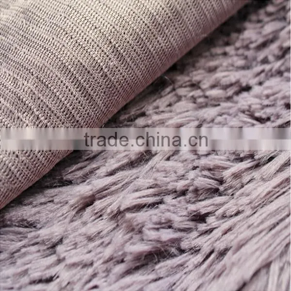 100% polyester faux fur fabrics used for clothes