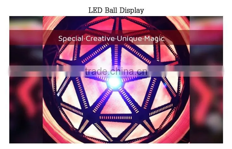 2016 new high quality led magic ball lighting for color changing led ball