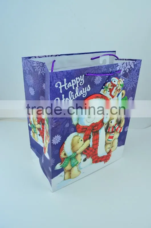 2014 fashion trend foldable shopping bags for promotion