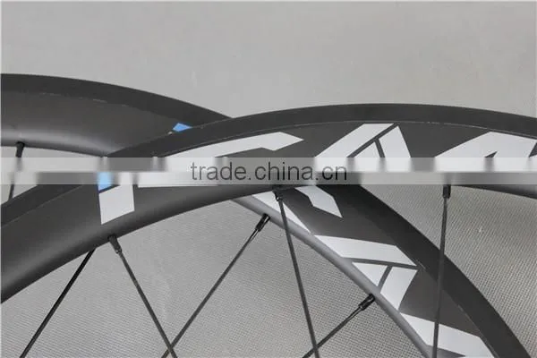 Super light carbon clincher wheelset wide edge carbon fiber wheels W40C