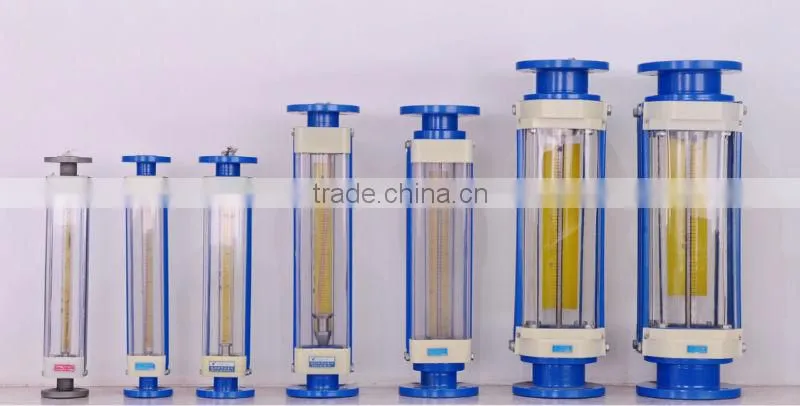 Stainless steel glass tube rotameter flow meter