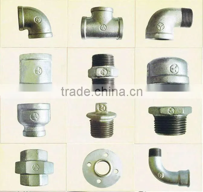 Galvanized thread screw nipple 280
