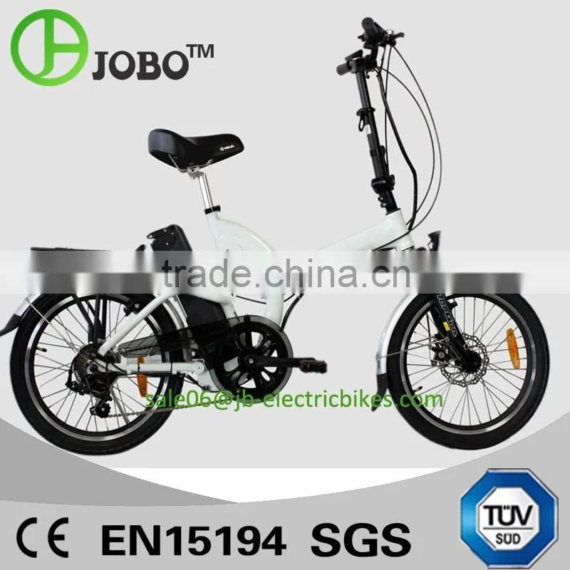 Full Suspension 20 Inch Folding Electric Bike 1:1 PAS System