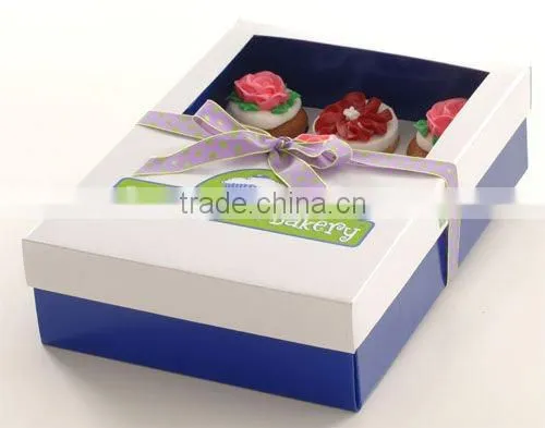 white pop Cupcake Box