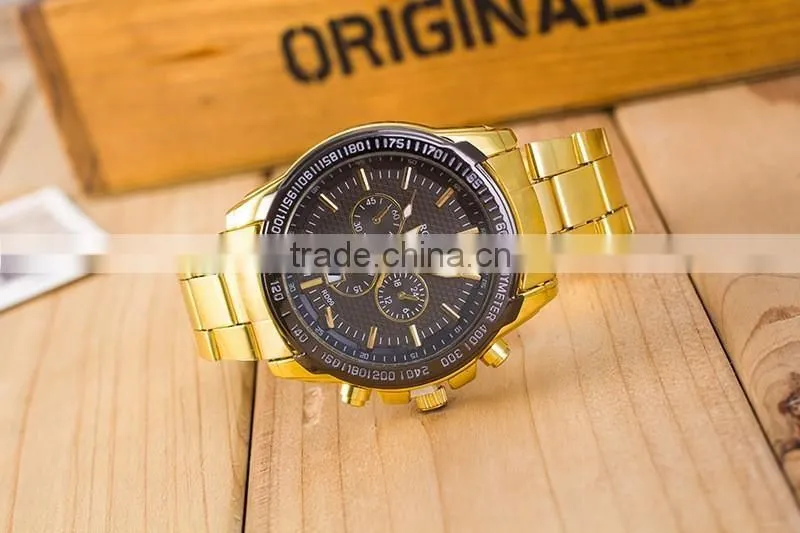 RD09 202 RQMAND Luxury Calendar Men Watches Steel Gold Male Clock Men Military Wristwatch Quartz Sports Watch Relogio Masculino