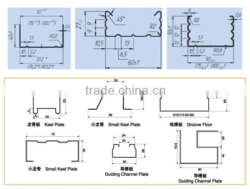 C Z stud roll forming machine