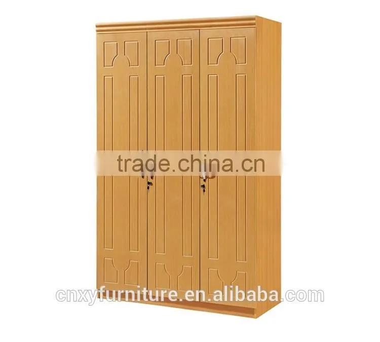 China modern cheap 2 3 4 door mdf wardrobe almirah cabinet wood clothes closet in bedroom