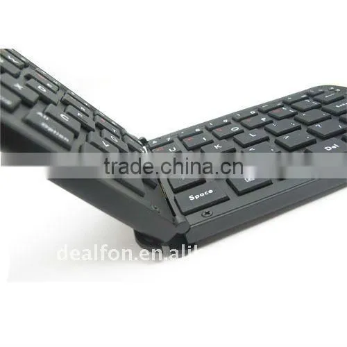 Tablet and Smartphone Portable Folding Bluetooth Keyboard