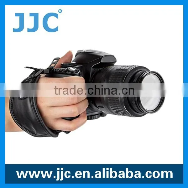 JJC Genuine leather material waterproof camera hand strap