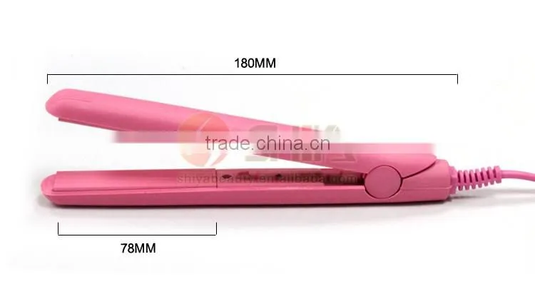 Multifunctional 2 in 1 flat iron do usb powered hair straightener,mini hair straightener with teeth and good quality SY-832