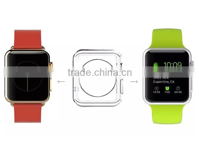 Cheap Soft TPU Cover for Apple Watch with Retail Packaging