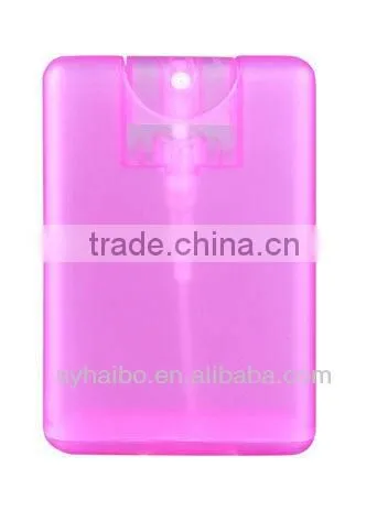 10ml/12ml/15mmll/20ml square card sprayer bottle for perfume, toner, hand sanitizer, liquid gum, antibacterial spray