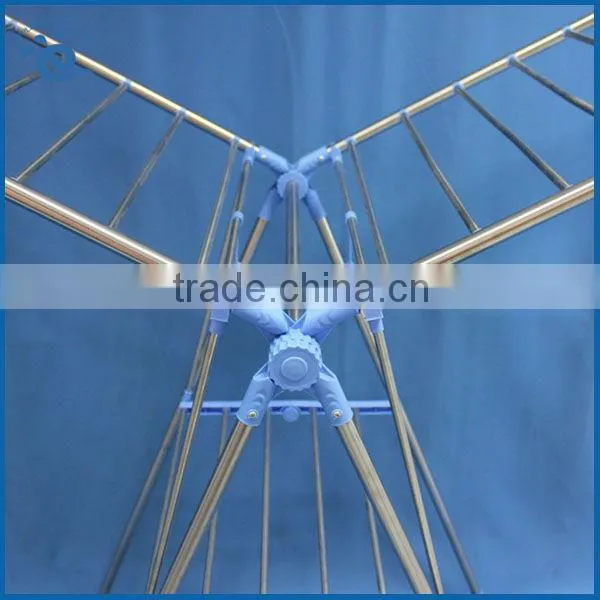 Stainless steel tube foldabe racks clothes rope