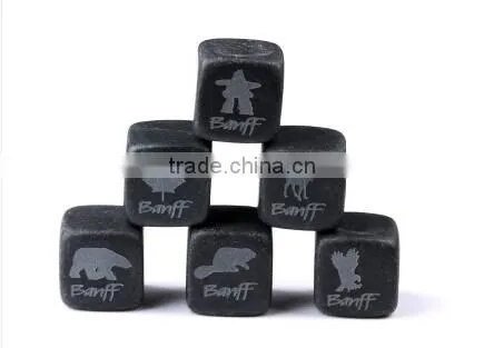 Customized Product Type and Natural Stone Material Ice Cube Rocks for Whisky Lovers