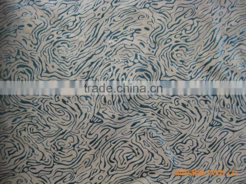 bronzing flock fabric for sofa cushion